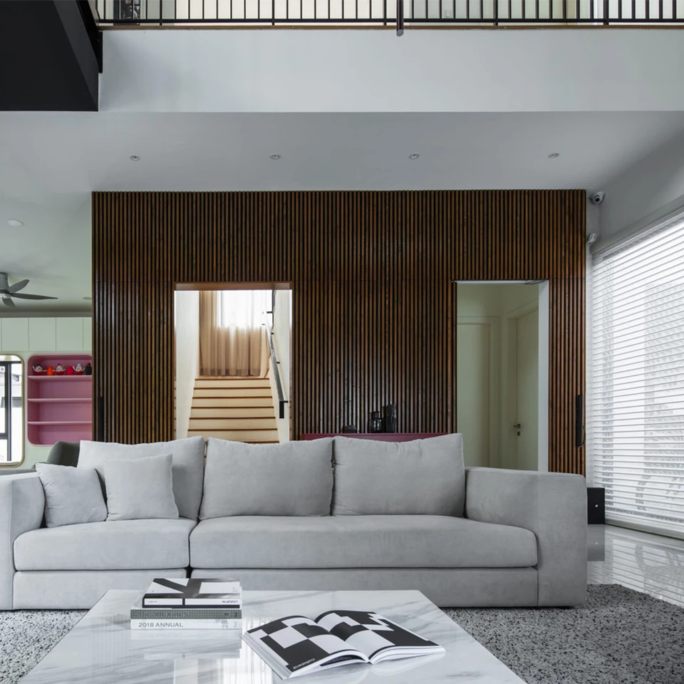 Residência Twin Palms com sistema K-array integrado a residências e propriedades