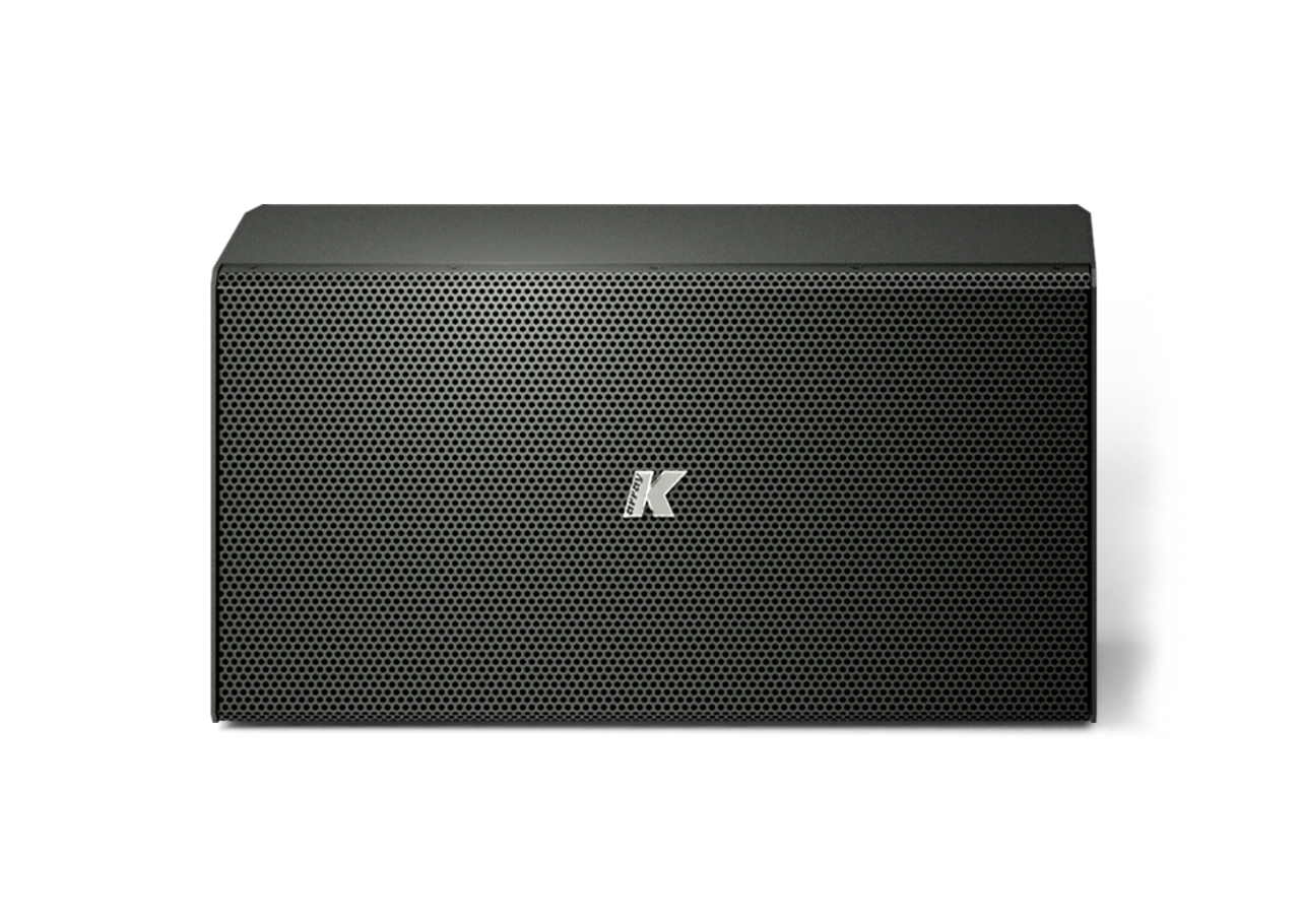 Subwoofer K-array KU26 para projeto de áudio e vídeo da M.I. Automação