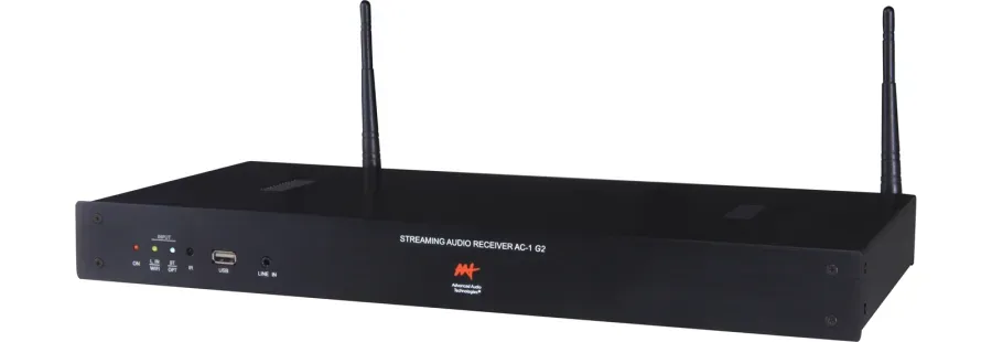 AAT AUDIOCAST AC-1 G2 Streamer de Áudio apresentado em contexto de projeto integrado pela M.I. Automação