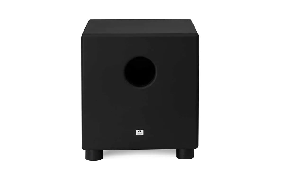 AAT Cube New Gen Premium Subwoofer Ativo apresentado em contexto de projeto integrado pela M.I. Automação