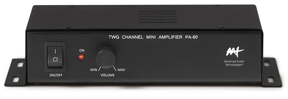 AAT PA-60 Amplificador de Potência apresentado em contexto de projeto integrado pela M.I. Automação