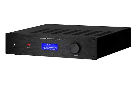 AAT PMR-14 G4 Multiroom HDMI ARC 4 Zonas apresentado em contexto de projeto integrado pela M.I. Automação