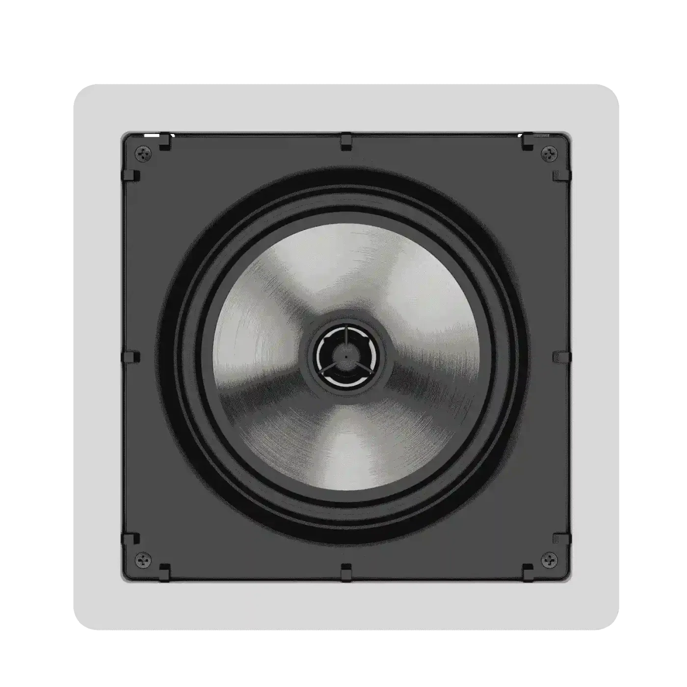 Caixas de Som Loud Áudio SQ6 50 Quadrada Plana Back Box apresentado em contexto de projeto integrado pela M.I. Automação