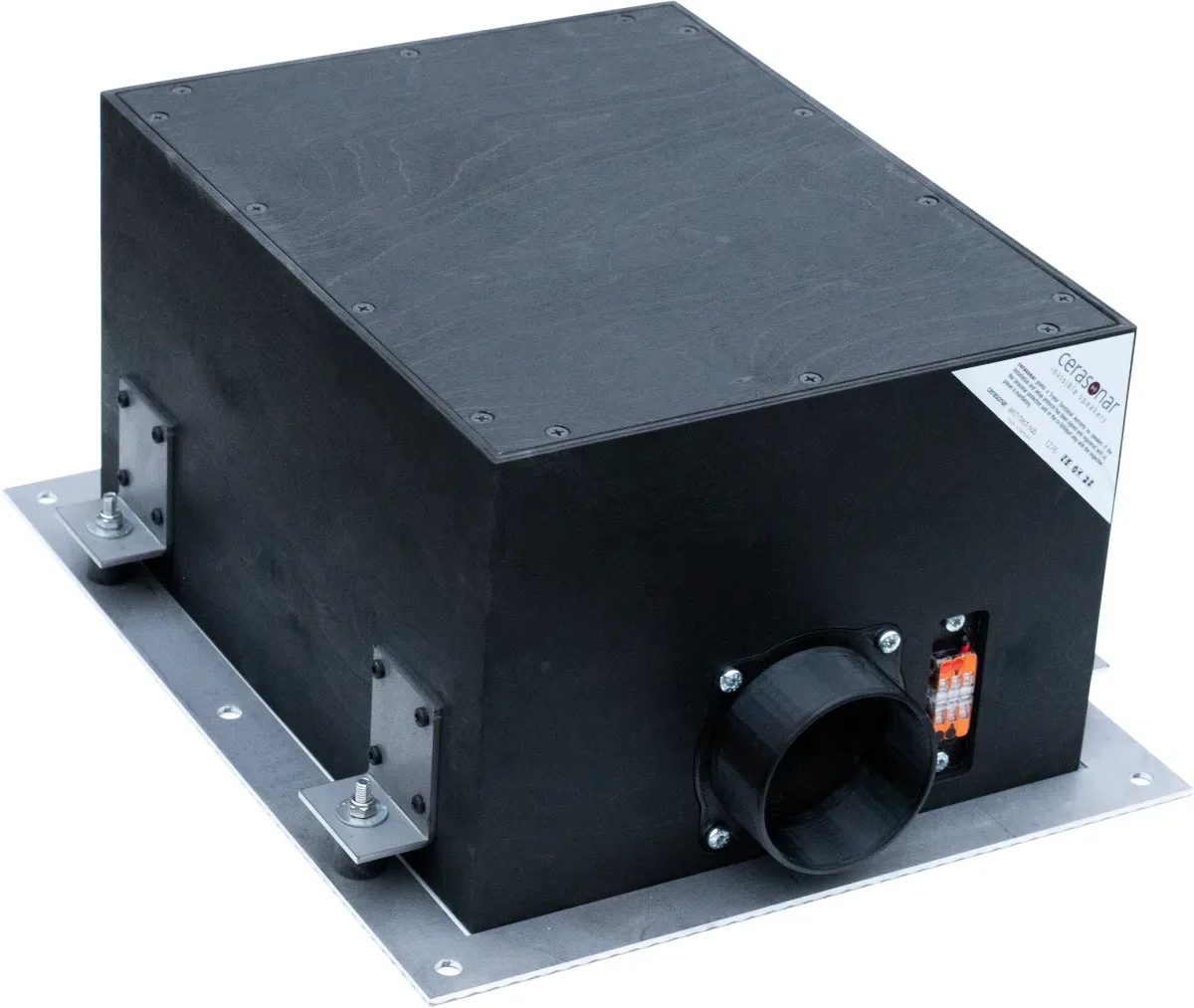 Cerasonar Architect Sub Subwoofer Invisível apresentado em contexto de projeto integrado pela M.I. Automação
