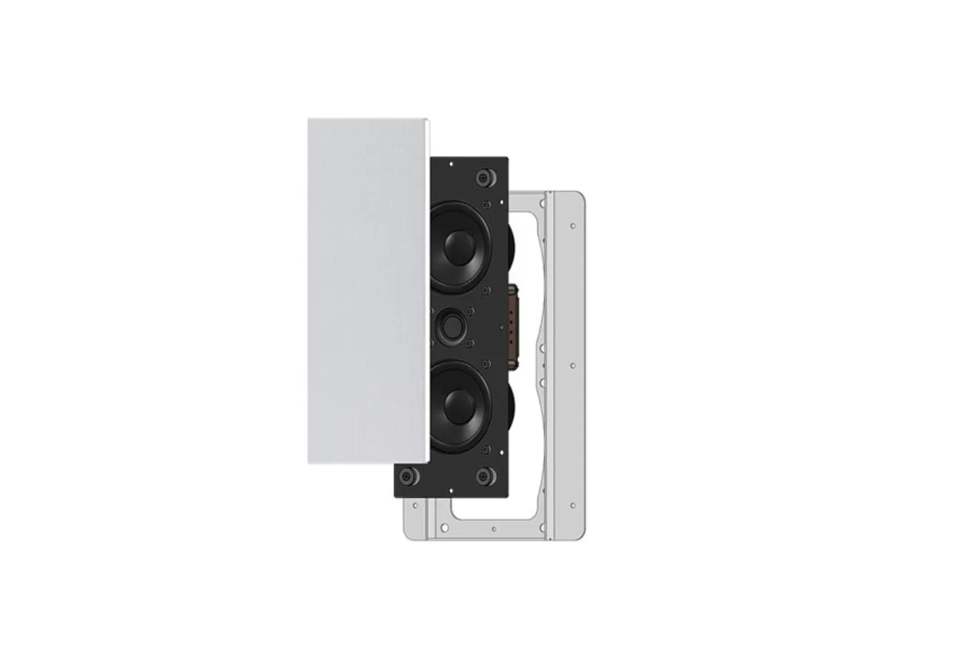 Garvan KR308 Caixa Slim para Drywall apresentado em contexto de projeto integrado pela M.I. Automação
