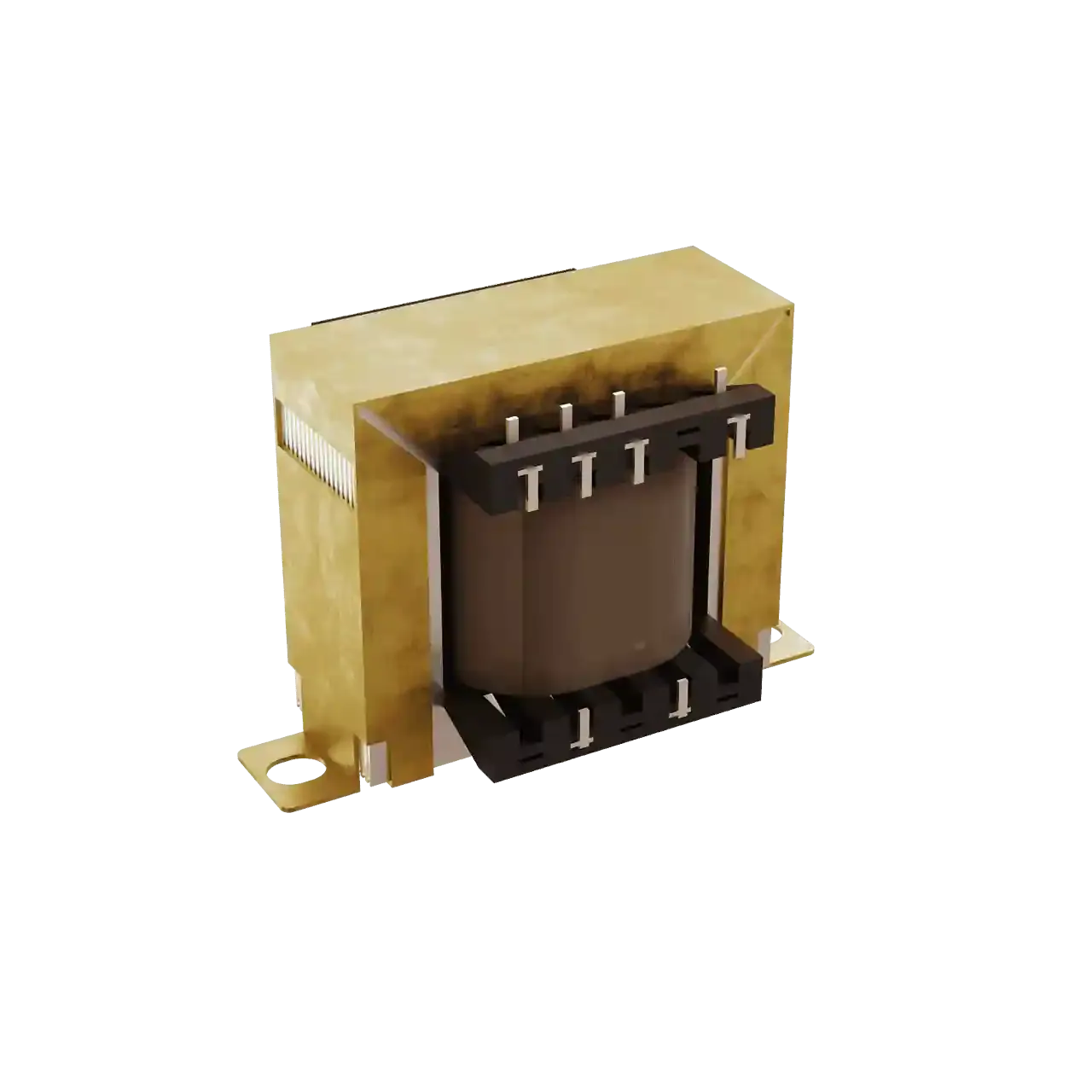 Transformador de Linha Loud Áudio 70V - 5W apresentado em contexto de projeto integrado pela M.I. Automação