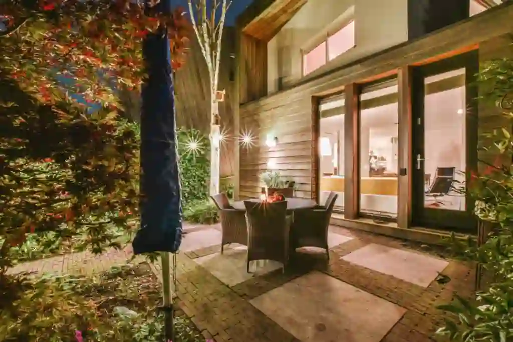 Banner com área de lazer automatizada